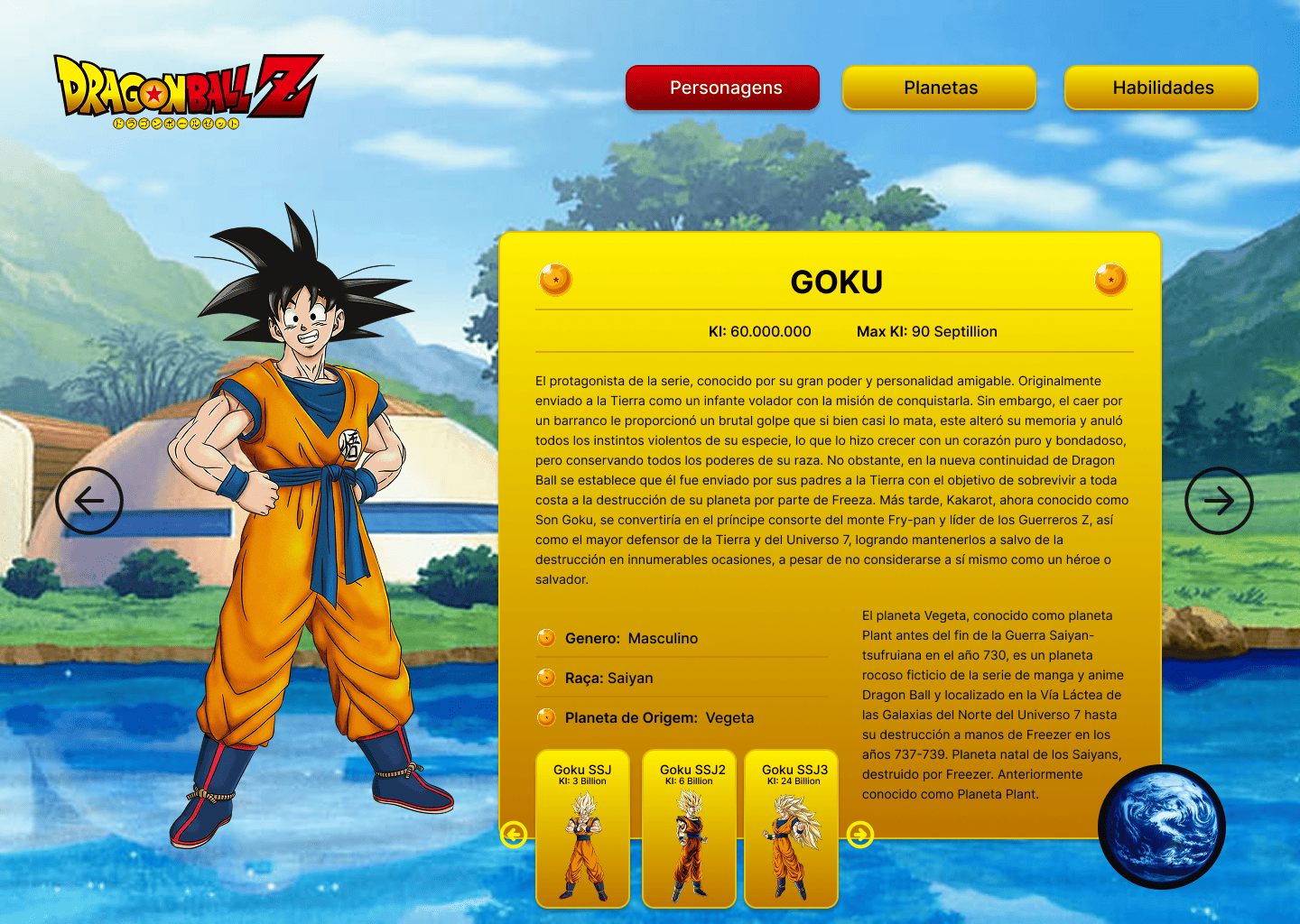 Dragon Ball App/Website Website imagem 2 Dragon Ball App/Website Website imagem 2