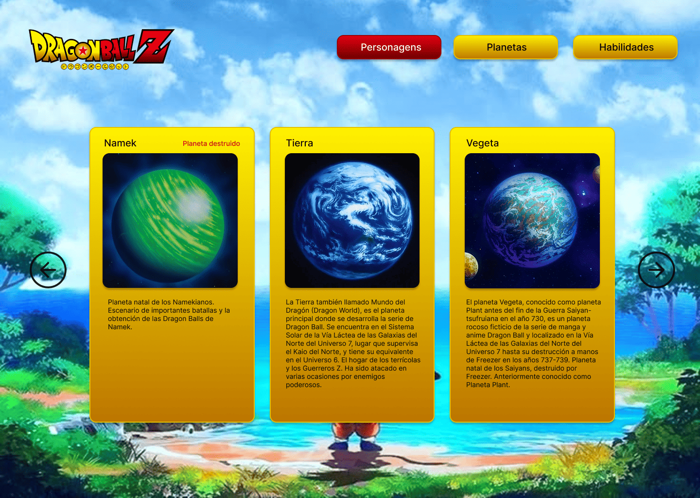 Dragon Ball App/Website Website imagem 3 Dragon Ball App/Website Website imagem 3