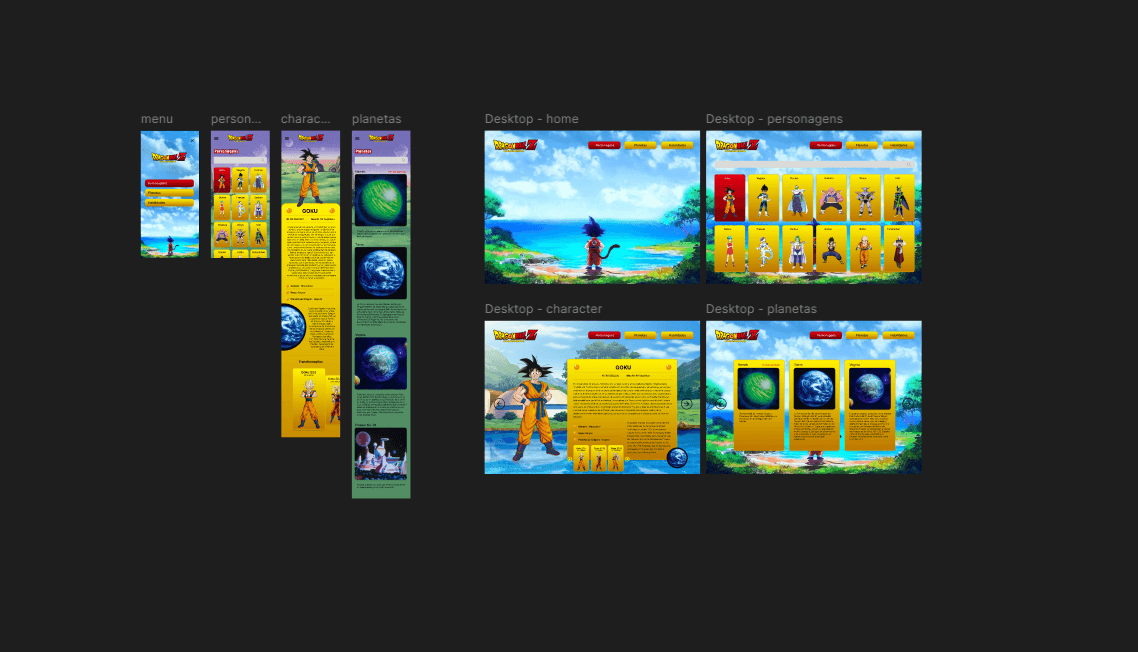 Dragon Ball App/Website Dragon Ball App/Website