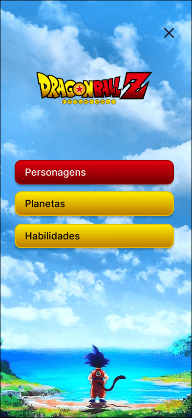 Dragon Ball App/Website App imagem 1 Dragon Ball App/Website App imagem 1