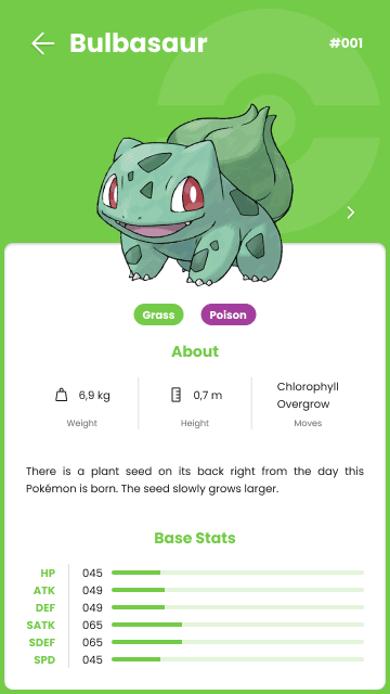 Pokémon App App imagem 2 Pokémon App App imagem 2