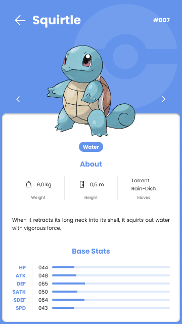 Pokémon App App imagem 4 Pokémon App App imagem 4