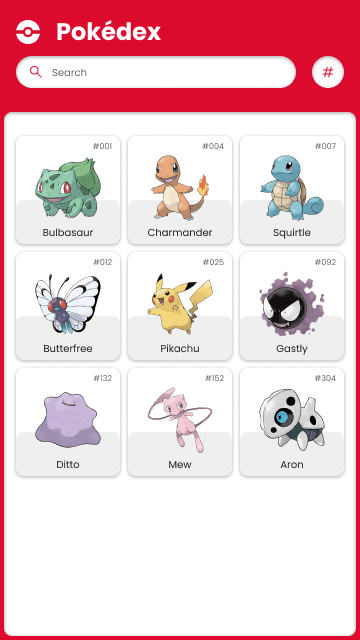 Pokémon App App imagem 1 Pokémon App App imagem 1